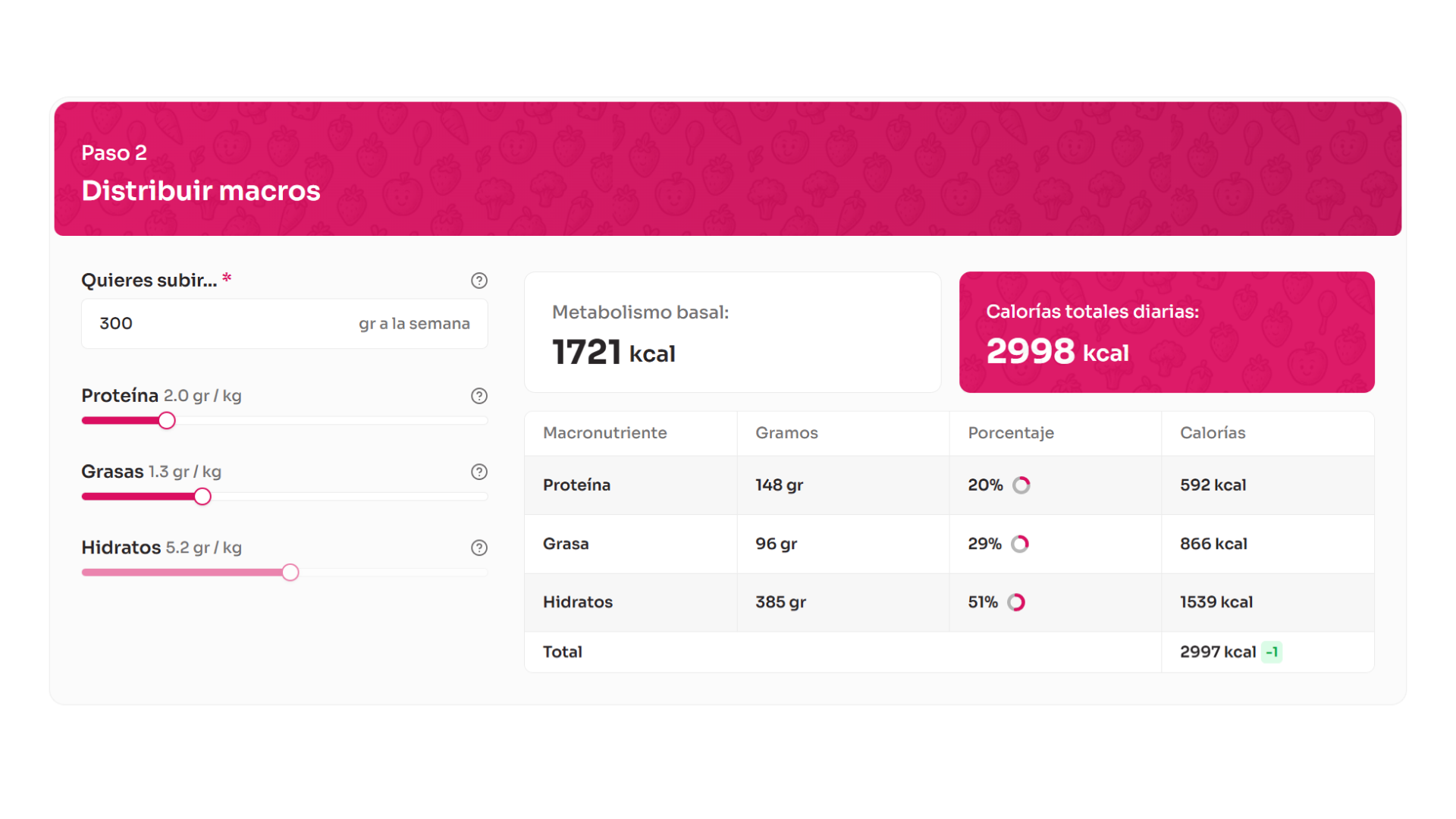 Paso 2: Distribuyes los macros
